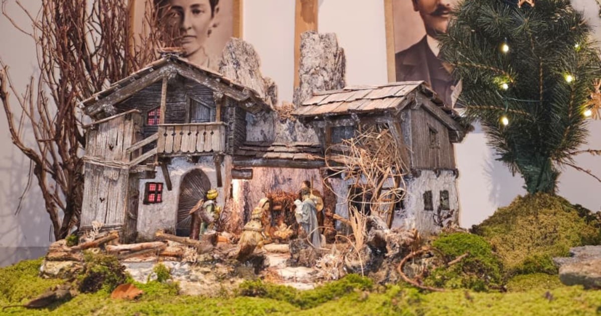 Weihnachtskrippe beim Kirchenwirt Puch 